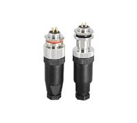 5/20/100 Pcs M8 Sensore Connettore Impermeabile 3/4/5/6/8 Spille Flangia/Dritto/Angolo Retto Maschio Femmina Presa Cavo(M8 Front Panel Male,20 PCS,8P)