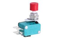 5/20/100 pezzi DS-438 DS-448 Interruttore a pulsante momentaneo rosso/verde da 12 mm, attuatore, microinterruttore di finecorsa, contatto 6,3 mm/4,8 mm, 16 A/250 V(DS-448-R-6.3mm,100PCS)