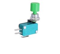 5/20/100 pezzi DS-438 DS-448 Interruttore a pulsante momentaneo rosso/verde da 12 mm, attuatore, microinterruttore di finecorsa, contatto 6,3 mm/4,8 mm, 16 A/250 V(DS-438-G-4.8mm,20PCS)
