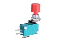 5/20/100 pezzi DS-438 DS-448 Interruttore a pulsante momentaneo rosso/verde da 12 mm, attuatore, microinterruttore di finecorsa, contatto 6,3 mm/4,8 mm, 16 A/250 V(DS-438-R-4.8mm,5PCS)
