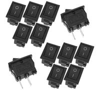 5/20/100 pezzi KCD1 15 * 21 mm 2 pin ON-OFF interruttore a forma di barca 10 * 15 mm interruttore a bilanciere a scatto KCD Switches(KCD11 10X15mm,100PCS)
