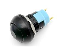 5/20/100 pezzi PBS-33B 2 pin mini interruttore 12 mm 12 V 1 A impermeabile interruttore a pulsante momentaneo blocco di ripristino Pulsante Di Avvio Pulsante Momentaneo (Black Locking,5PCS)