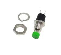 5/20/100 Pz 7mm Interruttore a pulsante momentaneo, PBS-110 NO NC Auto reset ON OFF Microinterruttore for controllo elettronico del circuito fai da te(PBS-111 NC Green,100pcs)