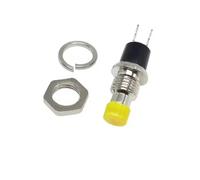 5/20/100 Pz 7mm Interruttore a pulsante momentaneo, PBS-110 NO NC Auto reset ON OFF Microinterruttore for controllo elettronico del circuito fai da te(PBS-110 NO Yellow,5pcs)
