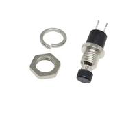 5/20/100 Pz 7mm Interruttore a pulsante momentaneo, PBS-110 NO NC Auto reset ON OFF Microinterruttore for controllo elettronico del circuito fai da te(PBS-111 NC Black,20pcs)