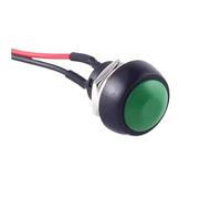 5/20/100PCS 1A DC12V 12mm Interruttore a pulsante momentaneo PBS-33B Self Reset interruttori rotondi SPST NO 2Pin