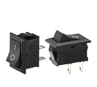 5/20/100Pcs 2Pins KCD1 Electrical Power Boat Shape SPST ON-OFF KCD11 Rocker Switch Toggle Switch(KCD1 15X20mm,100PCS)