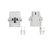 5/20/100Set Connettore a 2 pin 50A Impermeabile Condizionatore d'aria da parcheggio 600V Esterno Rapido Anti-allentamento Spina maschio e femmina(Male and female,5 Sets)