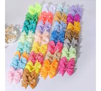 5/20/40/60 pezzi Fiocchi per bambini, Fermagli per capelli a farfalla colorati e carini, Fermagli per capelli in poliestere a forma di farfalla adatti per tutte le stagioni, Accessori per capelli colo