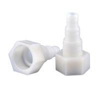 5/20/50/200 Pezzi da 1/2" a 8~12 mm ABS/PP connettore Diretto/Gomito for Acquario, Tubo Flessibile, Giunto a Pagoda, irrigazione a Goccia, Tubo dell'Acqua da Giardino(G1I2-10 12mm Direct,50 Pieces)
