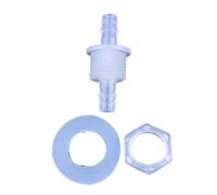 5/20/50/200 pezzi G3/8" a 2,4~9,5 mm connettori diretti con dado esagonale guarnizione in silicone serbatoio pompa aria giunto tubo flessibile(6.4-G3I8-6.4 Gasket,5 Pieces)