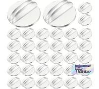 5/20/50 pezzi Supporti per biglietti da visita, porta segnaposto da scrivania, basi trasparenti in plastica per carte, supporti per giochi, etichette di prezzo, menu, foto, memo, San Valentino, matrim