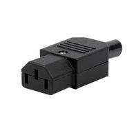 5/20 pezzi di presa corrente CA con interruttore a bilanciere IEC 320 C13 C14 3 pin maschio femmina connettore elettrico fusibile 250 V 10 A e spia rossa(C13 Female,5PCS)