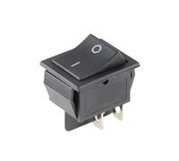 5/20 pezzi KCD4 4/6 pin interruttore a scatto ON/OFF interruttore a bilanciere interruttore a levetta luce LED 25x31 mm 16 A 250 V CA(Black 6PIN,5PCS)
