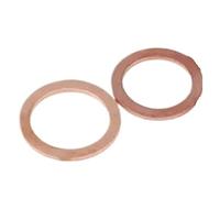5-20 pezzi M10-M20 guarnizione in ottone e rame for barca, piatta, tappo di scarico, olio, raccordo da 1,5 mm(M17x27x1.5 10Pcs)