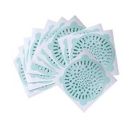 5-20 Pz Doccia Scarico Capelli Catcher Autoadesivi Adesivi For Pavimenti Usa E Getta Maglia Lavello Filtro For Il Bagno Cucina(Green,5Pcs)