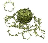 5-200M Tessuto Foglia A Forma di Foglia Artificiale Verde Foglia Per Decorazione di Nozze Falso Scrapbooking Regalo Artigianale Fiori Corona