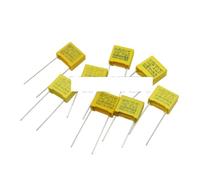 5-20PCS 275VAC 10mm ~ 27.5mm 0.022UF 0.047UF 0.1UF 0.15UF 0.22UF 0.33UF 0.47UF 0.68UF 1UF Polypropylene Film NWPNLXEA(2.2UF 22.5mm 10PCS)