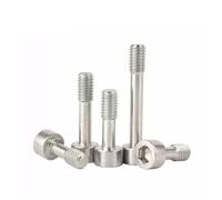 5-20pcs 304 Stainless Steel Partially Threaded Hexagon Hex Socket Head Screws Bolts Half Tooth Screw M2 M2.5 M3 M4(10mm,M2.5-5pcs)