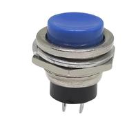 5/20PCS Industrial Switches, 16MM Round Red Switch DS-212 Small Self-Reset Momentary Push Button Start Compound/844(White,5PCS)