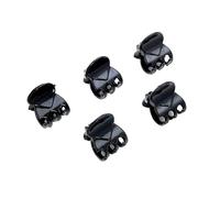 5-20Pcs Mini Artiglio per Capelli in plastica Fermagli per Capelli in plastica Morsetto a Forcella Nero per Copricapo da Donna Strumenti per Lo Styling dei Capelli Attractive Design