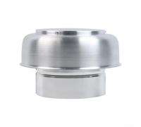 5 24 cappucci rotondi in alluminio per la ventilazione del camino, progettati per tenere fuori foglie e piccoli animali, copertura per camino resistente alla ruggine per protezione della ventilazione