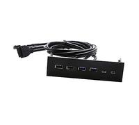 5.25 In USB Pannello Frontale Hub per PC Computer Case Unità Ottica Pannello Frontale 4 Porte USB3.0 2.0 163x105x53mm