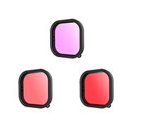 5-25M Profondità Fotocamera Lens Filtro Kit Set di Ricambio Nero Custodia Impermeabile Custodia Subacquea Copertura Ricambi Per Gopro Hero 9