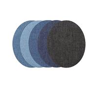 5/25x/Set di toppe adesive per jeans, ellittiche, rettangolari, per gomiti, pantaloni, ginocchiere
