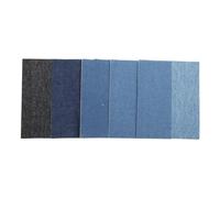 5/25x/Set di toppe adesive per jeans, ellittiche, rettangolari, per gomiti, pantaloni, ginocchiere