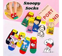 5/3/1 Paia di calzini con stampa di Snoopy dai colori chiari, calzini da donna e uomo con motivi a cartoni animati carini e creativi, alla moda e versatili, morbidi e confortevoli Blu B 1 paio,Rosa B 