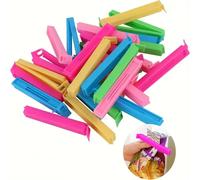 5-30 pezzi clip di tenuta colorate a prova di umidità per conservare la freschezza borsa per snack morsetto sigillante per sacchetti di plastica riutilizzabile accessorio da cucina