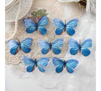 5/3000 pezzi Farfalle artificiali mini, adatte per San Valentino, decorazione di Capodanno, scatole di caramelle fai-da-te, profumo da sposa, decorazione di vasi per fiori di seta per la Festa della M