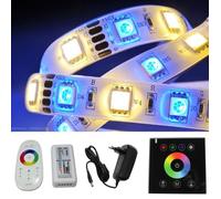 5-35m RGBW LED Barra a nastro a strisc + Telecomando Controllo a parete + Alimen