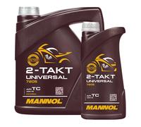 7x4 Litro Mannol 2-Takt Universale olio motore Api TC Jaso Fb Iso L-EGB Minerale