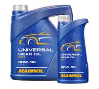 5 (4+1) Litro Mannol SAE 80W-90 Universale Olio per Ingranaggi/Cambio/ Api GL4
