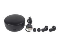 5.4 - Auricolari wireless per dormire sul fianco, invisibili, design discreto, per sport, corsa, sudore, bassa latenza, controllo touch HD, colore nero