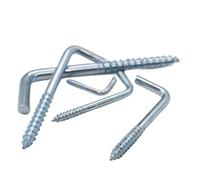 5-40 pezzi Ganci a vite a forma di L M2.4 .5 M3. M4.7 ad angolo retto zincati for cornici for foto da cucina(3.4x40mm 20pcs)