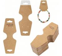5-400 pezzi Cartellini espositivi per gioielli fatti a mano, autoadesivi per orecchini, collane, bracciali, portachiavi, elastici per capelli per conservazione e presentazione 100 pezzi,50 pezzi,200 p
