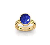 5.42 Ct, 6.25 Ratti Blue Lajward Stone Natural Lapislazzuli Lajwart Ratna Pathar gemma anello per uomini e donne-B0BMZ75MMRNAMZ, Small, Gemma