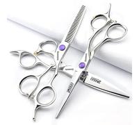5.5/6/6.5 pollici sharonds parrucchiere, parrucchiere professionale, parrucchiere forbici, strumento di acconciatura professionale, set di forbici (6 pollici, 3 pezzi-B)