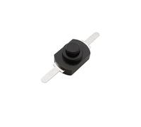 5-50 pezzi 30 V 1 A 1208YD mini interruttore a pulsante torcia elettrica interruttore autobloccante interruttore di aggancio interruttore di accensione/spegnimento microinterruttore(Black,10Pcs)