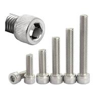 5-50 pezzi M1.4 .6 M2 M3 M4 M5 M6 304 in acciaio inossidabile, testa esagonale, bullone, vite(20mm,M5 x 10Pieces)