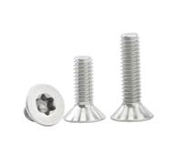 5-50 pezzi M1,4-M8, viti di sicurezza a testa svasata con impronta esalobulare in acciaio inossidabile, M3x30mm(30 pezzi)