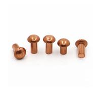 5-50 pezzi M1.5 M2.0 M2.5 M3 M4 M5 M6 M8 Rivetto a testa tonda in rame pieno Rivetto autobloccante in lega GB867(M5 5pcs,8mm)