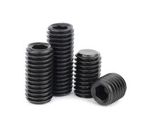 5-50 pezzi M1.6 M2 M2.5 M3 M4 M5 M6 M8 M10 M12 M14 M16 nero 12.9 acciaio testa esagonale esagono incassato punta piatta vite bullone(2mm,10pcs M8)