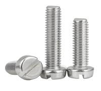 5-50 pezzi M1 M1.2 M1.4 M1.6 M2 M2.5 M3 M4 M5 M6 M8 in acciaio inossidabile con testa a taglio e colonna a fessura, testa cilindrica(X6mm,M1 20PCS)