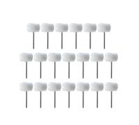 5-50 pezzi Mini testina di lucidatura in lana 3 mm gambo ruota di lucidatura spazzola lucidante trapano spazzola abrasiva rotante strumenti di lucidatura a mano(20pcs)