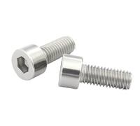 5/50 Pz 316 A4-70 In Acciaio Inox M2 .5 M3 M4 M5 M6 M8 GB70.1 Esagonale A Esagono Incassato Tappo Liscio Testa vite a brugola Bullone L = 4~50mm(30mm,10pcs M6)