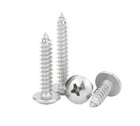 5-50 Pz M2.2 .9 M3. M4 8 M5. M6.3 304 In Acciaio Inox JISB1122T Truss Grande Testa Autofilettante Vite For Legno(30mm,20pcs M3.5)